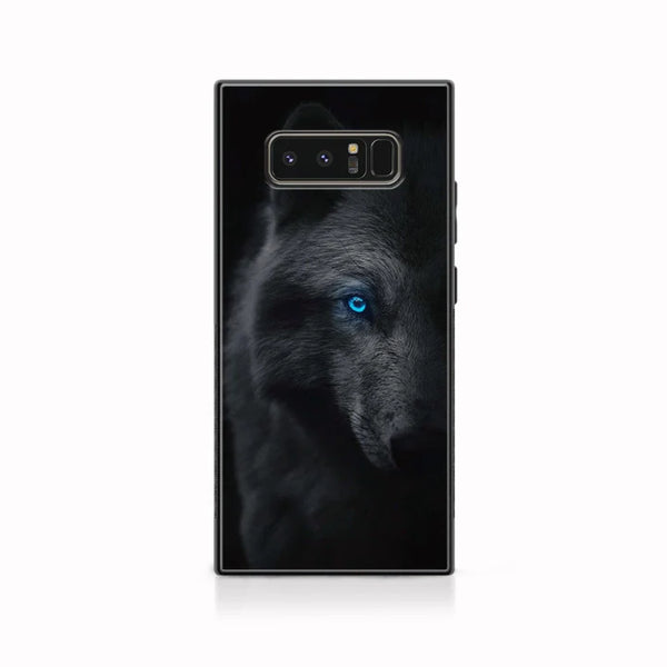 Samsung Galaxy Note 8 - Wolf Design 9 - Premium Metal Printed soft Bumper shock Proof Case   CS-35257