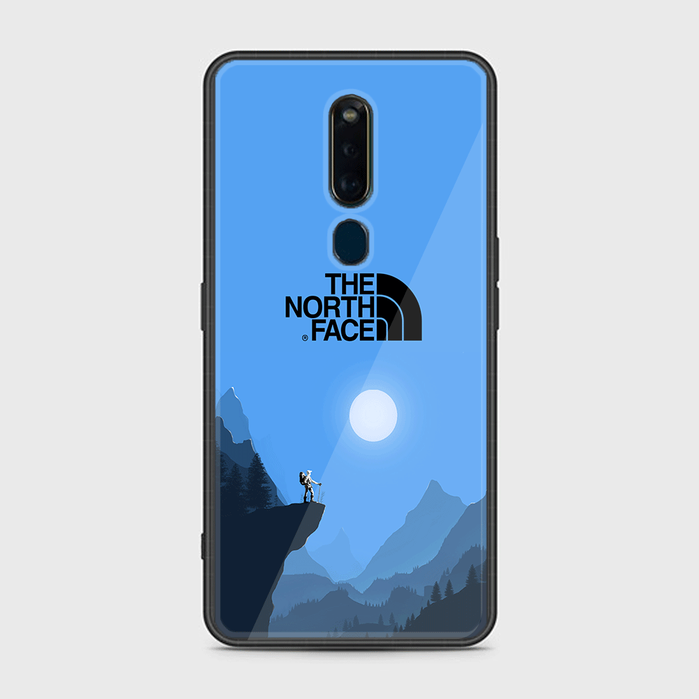 Oppo F11 Pro The North Face Series Premium Printed Glass soft Bumper shock Proof Case