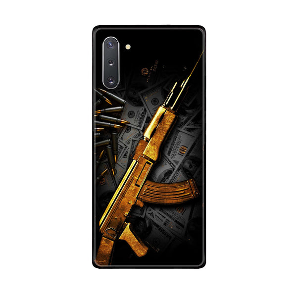 Samsung Galaxy Note 10  Dollar Design 6 Premium Metal  Printed soft Bumper shock Proof Case CS-27720