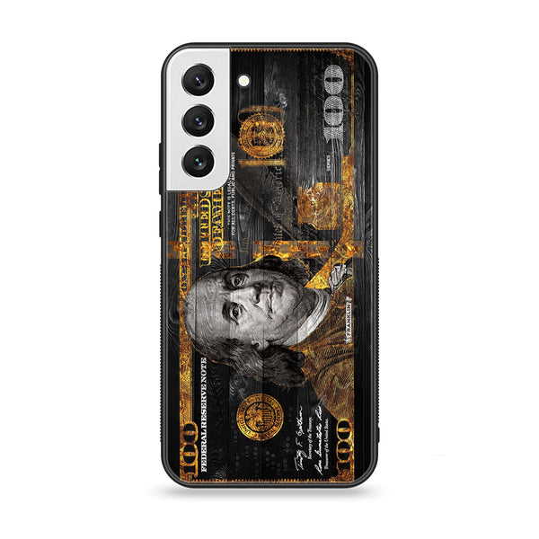 Samsung Galaxy S21 FE - Dollar Design 2 - Premium Printed Glass soft Bumper shock Proof Case CS-17349