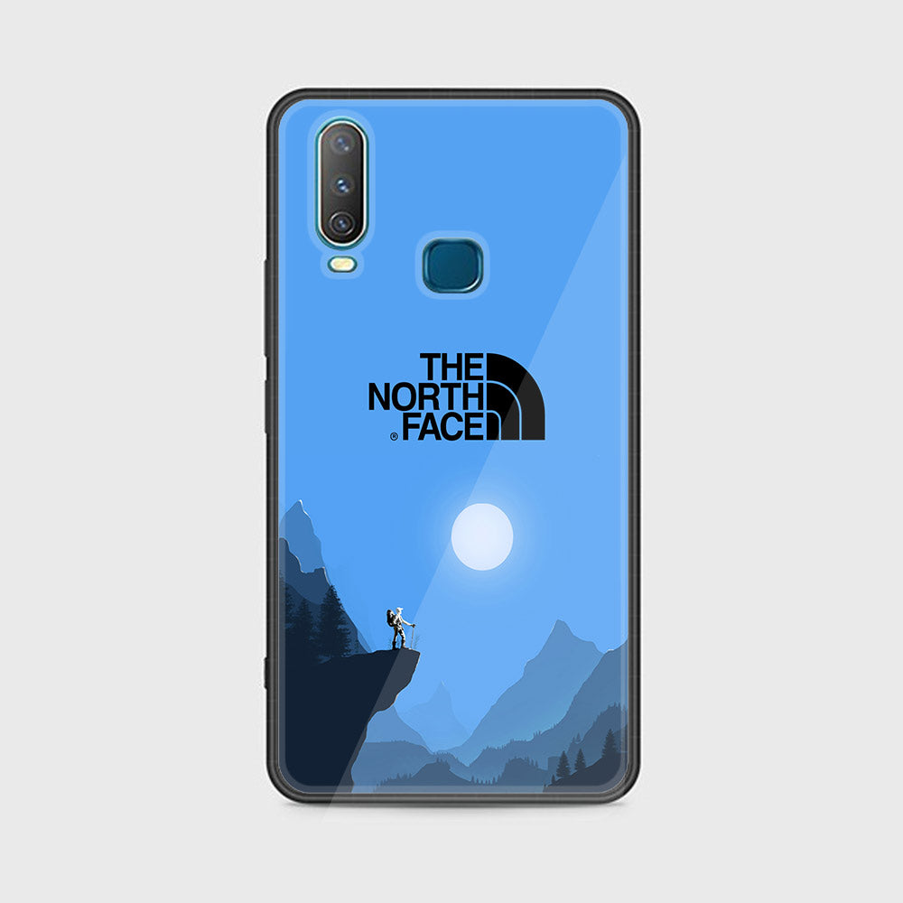 Vivo Y15 - The North Face Series - Premium Printed Glass soft Bumper shock Proof Case