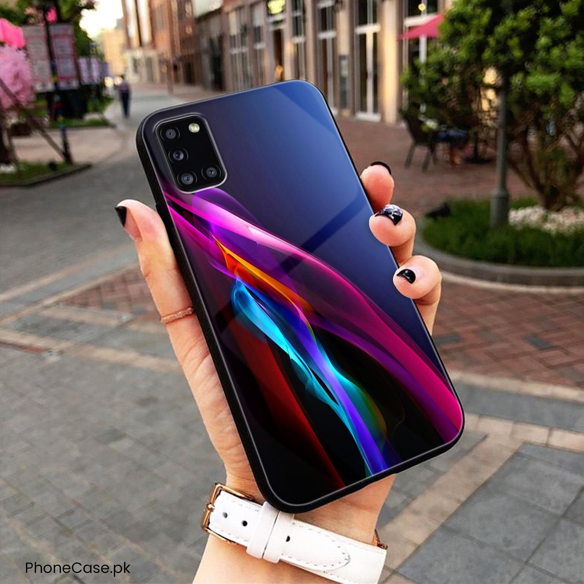 Abstract Series Premium Metal Phone Case All Models