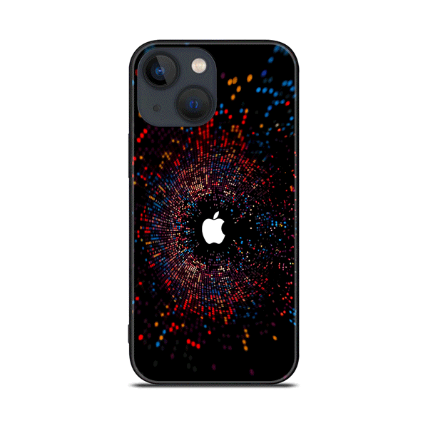 iPhone 14 Plus - Apple logo  Design 9  - Premium Metal Printed soft Bumper shock Proof Case CS-32558