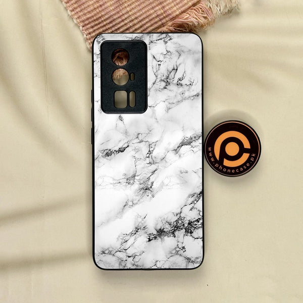Xiaomi Redmi K60 Pro - White Design 7 - Premium Metal Printed Soft Bumper Shock Proof Case