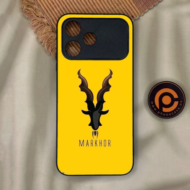 Oppo A6C - Markhor Design 1 - Premium Metal Printed Soft Bumper Shock Proof Case