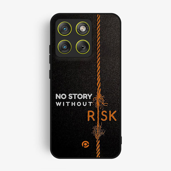 Motorola Edge 70 - The Risk Taker - Premium Metal Printed Soft Bumper Shock Proof Case