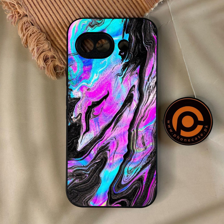 Google Pixel 10A - Cosmic Inferno - Premium Metal Printed Soft Bumper Shock Proof Case