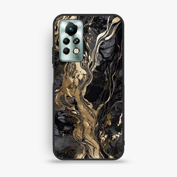 Infinix Note 11 Pro - Liquid Marble Design 9 - Premium Metal Printed Soft Bumper Shock Proof Case