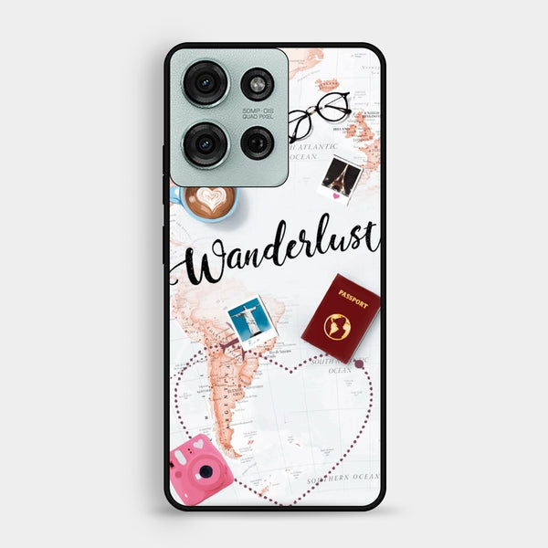 Motorola Moto G75 - World Journey - Premium Metal Printed Soft Bumper Shock Proof Case