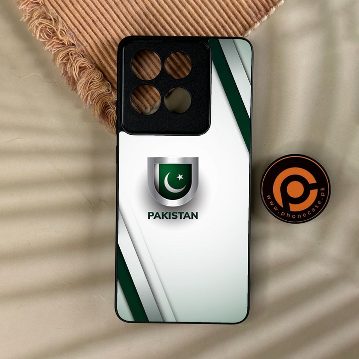 Motorola Moto G86 - Pakistani Flag Design 2 - Premium Metal Printed Soft Bumper Shock Proof Case