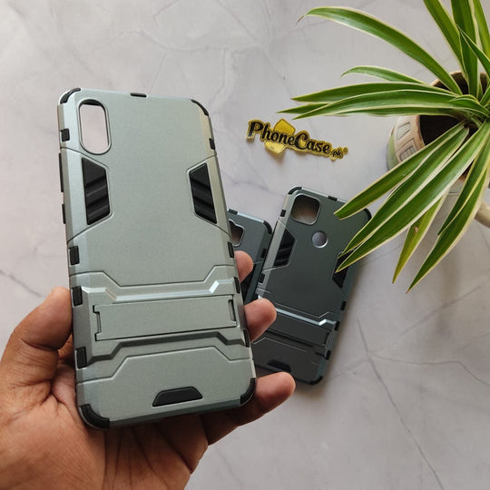 Redmi 9A Hybrid TPU+PC Iron Man Armor Shield Case