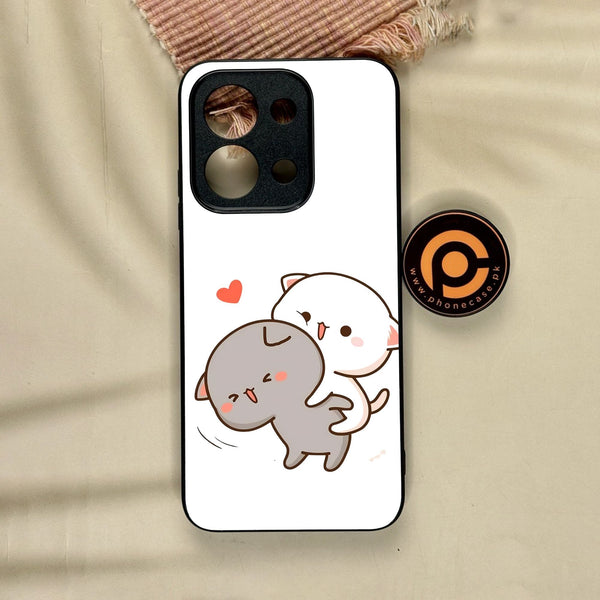 Xiaomi Redmi 15C - Cute Bubu Dudu Design 4 - Premium Metal Printed Soft Bumper Shock Proof Case