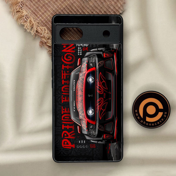 Google Pixel 6a - Cobra X Racing Car - Premium Metal Printed Soft Bumper Shock Proof Case