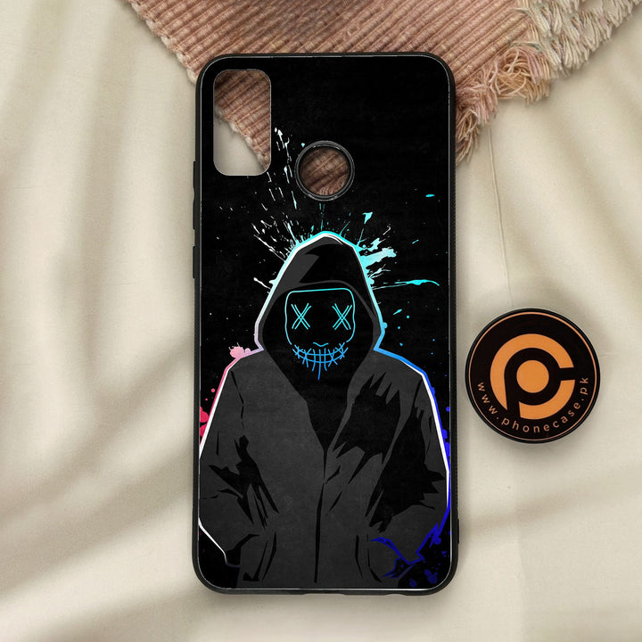 Honor 9X Lite - Anonymous 2.0 Design 8 - Premium Metal Printed Soft Bumper Shock Proof Case