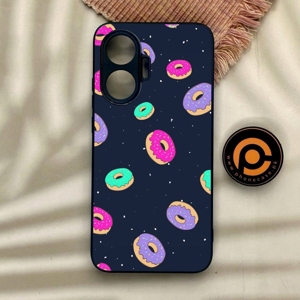 Xiaomi Redmi Turbo 4 Pro - Colorful Donuts - Premium Metal Printed Soft Bumper Shock Proof Case