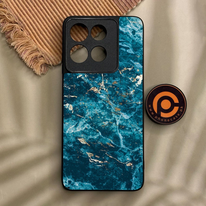 Motorola Moto G56 - Blue 2.0 Design 8 - Premium Metal Printed Soft Bumper Shock Proof Case