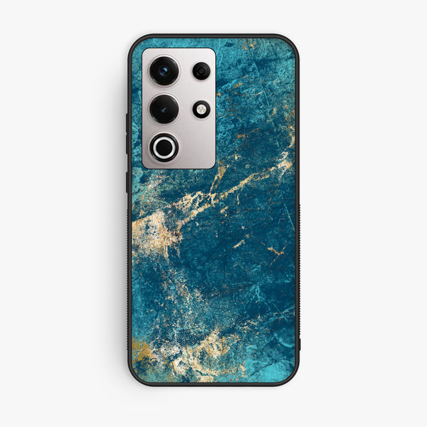 Itel S25 Ultra - Blue 2.0 Design 9 - Premium Metal Printed Soft Bumper Shock Proof Case