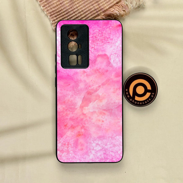 Xiaomi Redmi K60 Pro - Pink Marble 2.0 Design 5 - Premium Metal Printed Soft Bumper Shock Proof Case