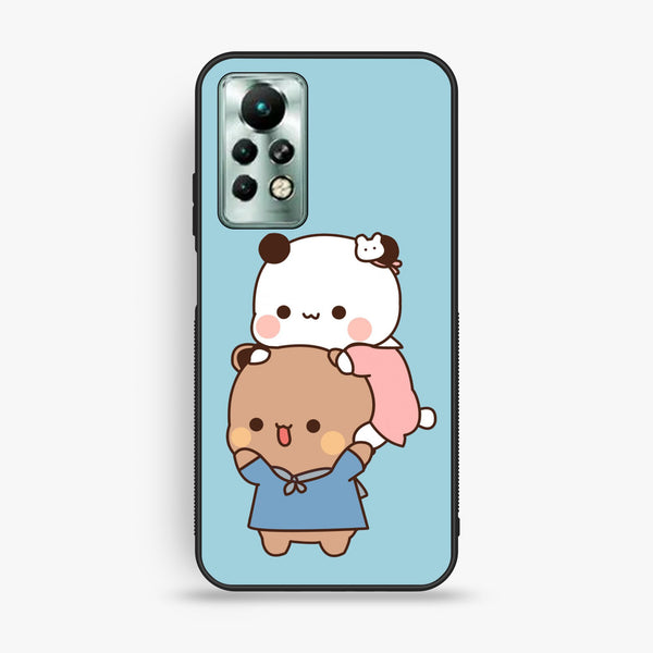 Infinix Note 11 Pro - Cute Bubu Dudu Design 5 - Premium Metal Printed Soft Bumper Shock Proof Case