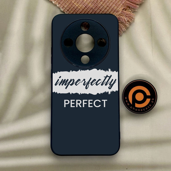 Honor x9d - Imperfectly - Premium Metal Printed Soft Bumper Shock Proof Case