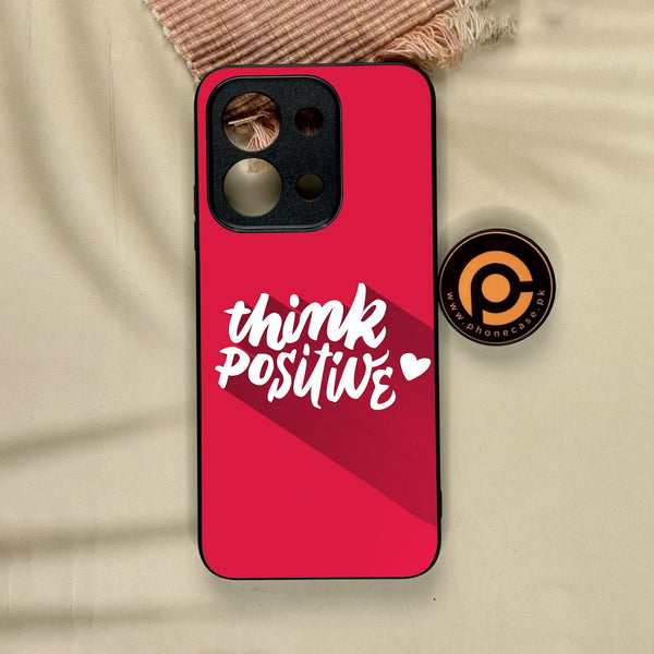 Xiaomi Redmi 15C - Think Positive Design - Premium Metal Printed Soft Bumper Shock Proof Case
