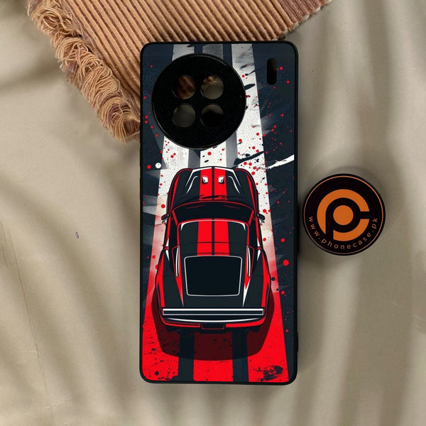 Vivo X90s - Top-Down Track - Premium Metal Printed Soft Bumper Shock Proof Case