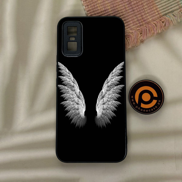 Infinix GT 30 Pro - Angel Wings Design 6 - Premium Metal Printed Soft Bumper Shock Proof Case