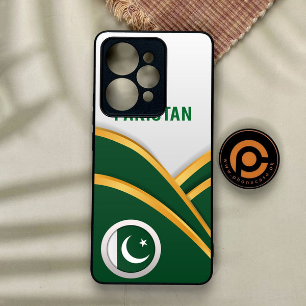 Realme 15 Pro - Pakistani Flag Design 1 - Premium Metal Printed Soft Bumper Shock Proof Case