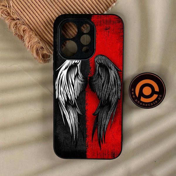 Vivo V70 - Angel 2.0 Design 10 - Premium Metal Printed Soft Bumper Shock Proof Case