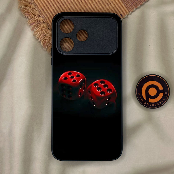 Oppo A6C - Black Art Design 3 - Premium Metal Printed Soft Bumper Shock Proof Case
