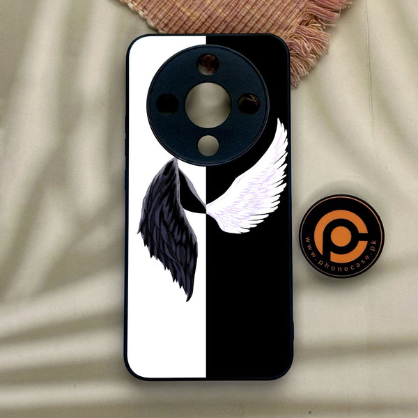 Honor x9d - Angel 2.0 Design 5 - Premium Metal Printed Soft Bumper Shock Proof Case