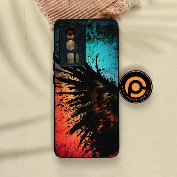 Xiaomi Redmi K60 Pro - Angel 2.0 Design 9 - Premium Metal Printed Soft Bumper Shock Proof Case