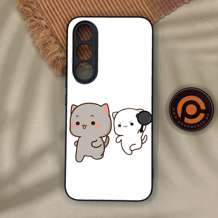 Vivo V70 FE - Cute Bubu Dudu Design 8 - Premium Metal Printed Soft Bumper Shock Proof Case