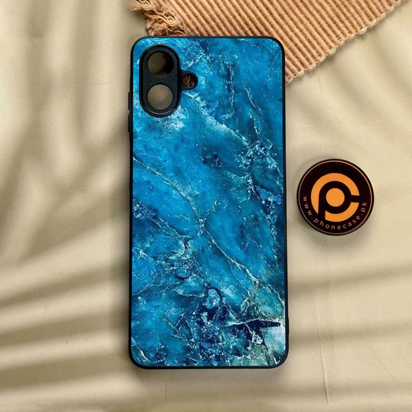 Samsung Galaxy A07 - Blue 2.0 Design 3 - Premium Metal Printed Soft Bumper Shock Proof Case