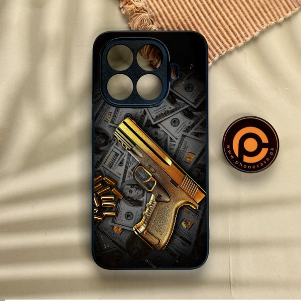 Xiaomi 15T Pro - Dollar Design 7 - Premium Metal Printed Soft Bumper Shock Proof Case