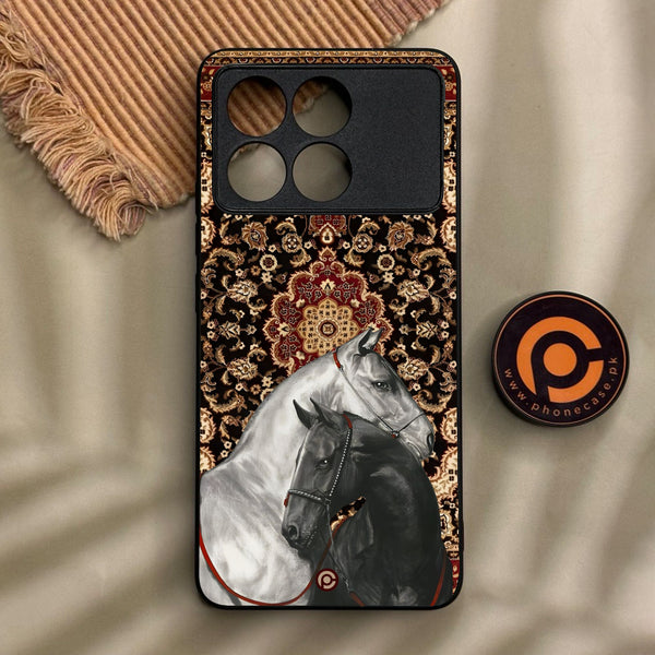 Xiaomi Redmi K70 - Horse Heritage - Premium Metal Printed Soft Bumper Shock Proof Case