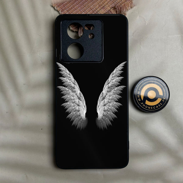 Redmi K60 Ultra - Angel Wings Design 6 - Premium Metal Printed Soft Bumper Shock Proof Case