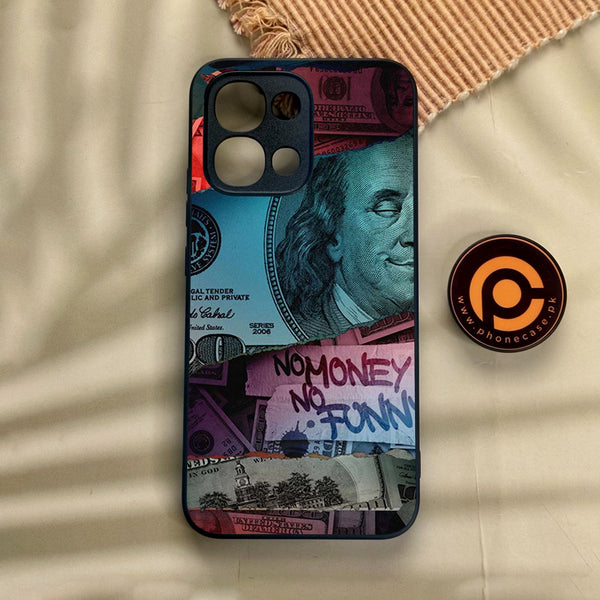 Oppo A6 Pro - Dollar Design 8 - Premium Metal Printed Soft Bumper Shock Proof Case