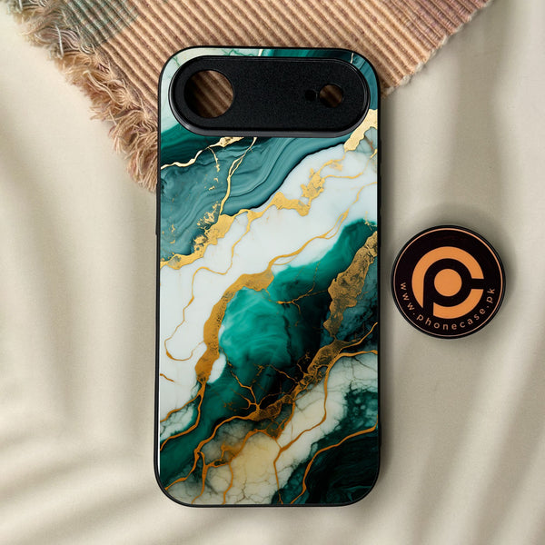 iPhone Air - Liquid Design 3 - Premium Metal Printed Soft Bumper Shock Proof Case