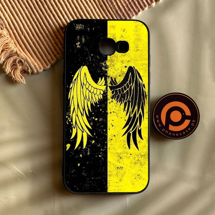 Galaxy A5 2017 - Angel 2.0 Design 1 - Premium Metal Printed Soft Bumper Shock Proof Case