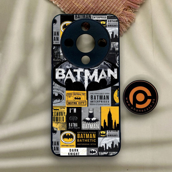 Honor x9d - The Gotham Collage - Premium Metal Printed Soft Bumper Shock Proof Case