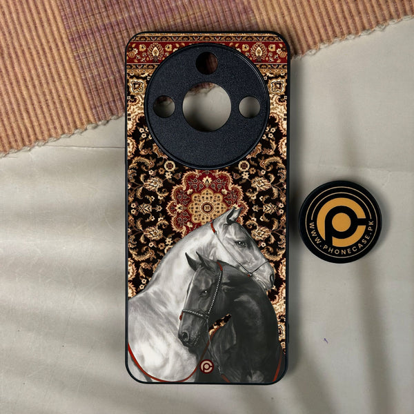 Honor X9c Smart - Horse Heritage - Premium Metal Printed Soft Bumper Shock Proof Case