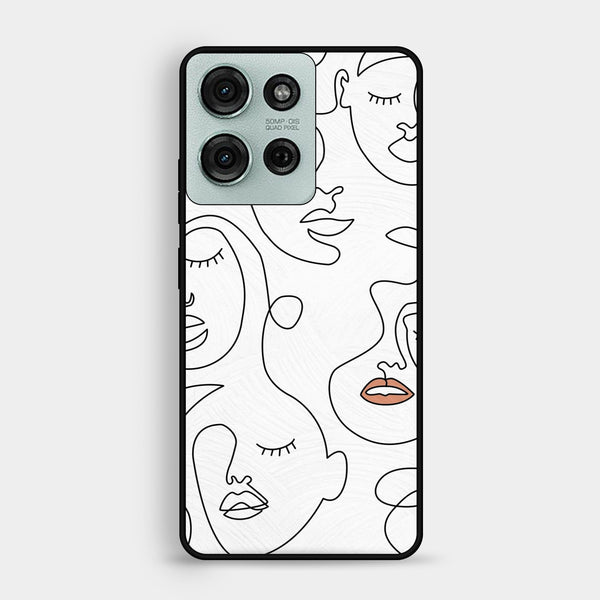Motorola Moto G75 - Girls Design 1 - Premium Metal Printed Soft Bumper Shock Proof Case