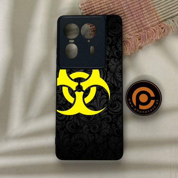 Motorola Edge 50 Ultra - Biohazard Design 10 - Premium Metal Printed Soft Bumper Shock Proof Case