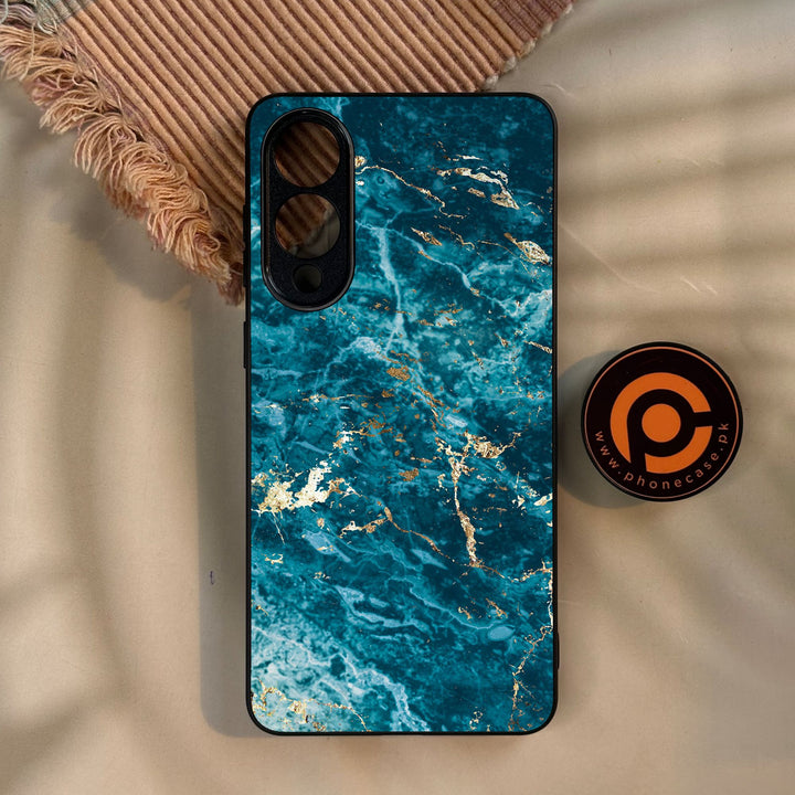 Galaxy S25 Edge - Blue 2.0 Design 1 - Premium Metal Printed Soft Bumper Shock Proof Case