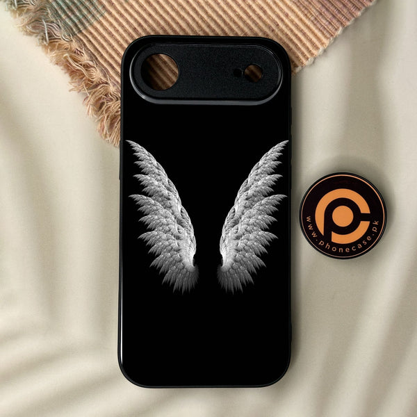 iPhone Air - Angel Wings Design 6 - Premium Metal Printed Soft Bumper Shock Proof Case