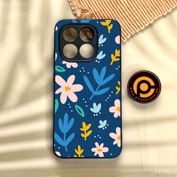 Xiaomi 15T - Colorful Flowers - Premium Metal Printed Soft Bumper Shock Proof Case