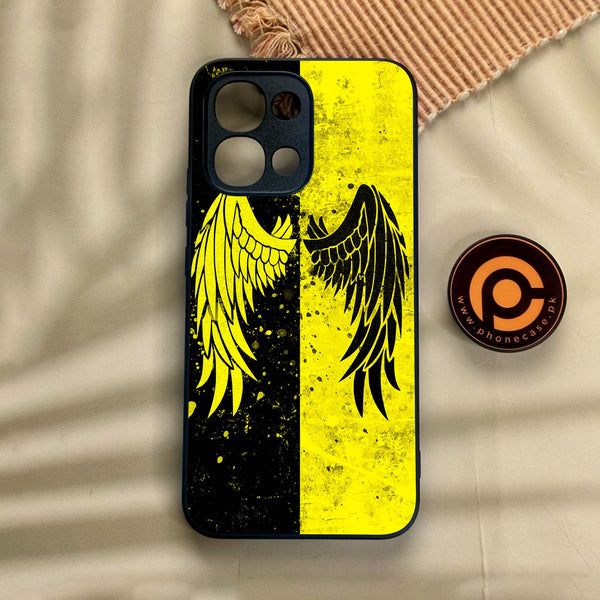 Oppo A6 Pro - Angel 2.0 Design 1 - Premium Metal Printed Soft Bumper Shock Proof Case