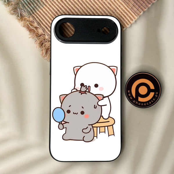 iPhone Air - Cute Bubu Dudu Design 7 - Premium Metal Printed Soft Bumper Shock Proof Case