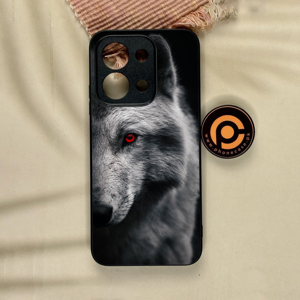 Xiaomi Redmi 15C - Wolf Design 10 - Premium Metal Printed Soft Bumper Shock Proof Case